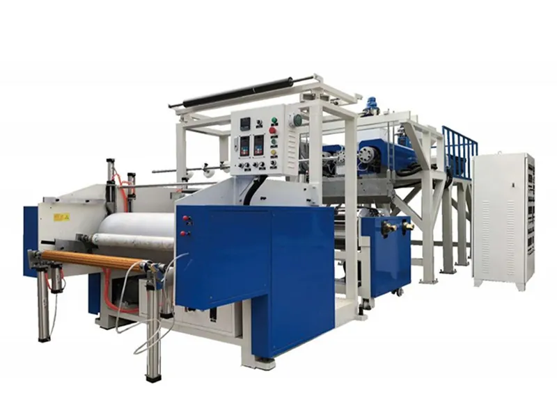 1250mm fully automatic high speed two three layer stretch film machinery price