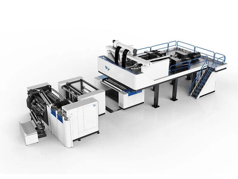 four shafts roll change automatic cast stretch film production line factories