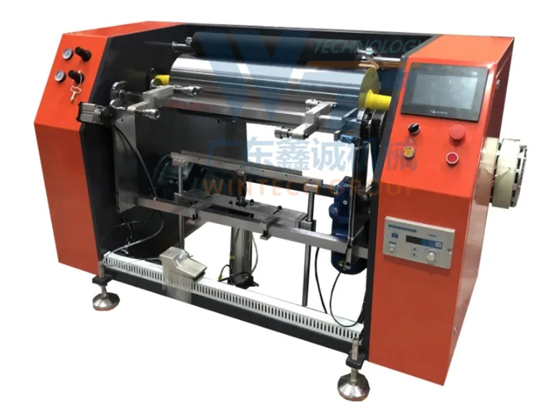 semi automatic high speed aluminum foil rewinding machine factory