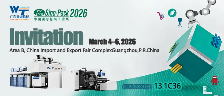 Wintech to Exhibit Latest Four-Shaft Stretch Film Machine at South China International Packaging Exhibition 2026